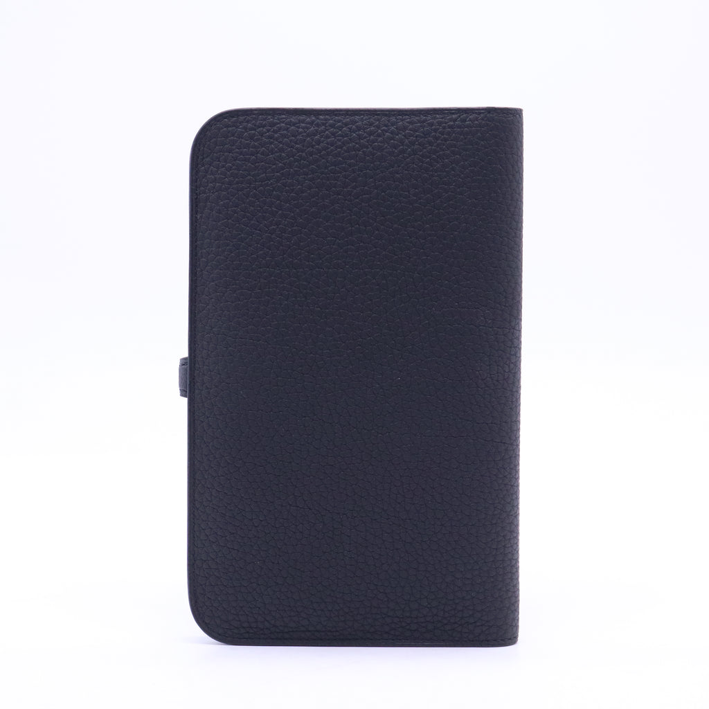 Hermes Dogon - Pocket Hand wallet in black togo leather W20765