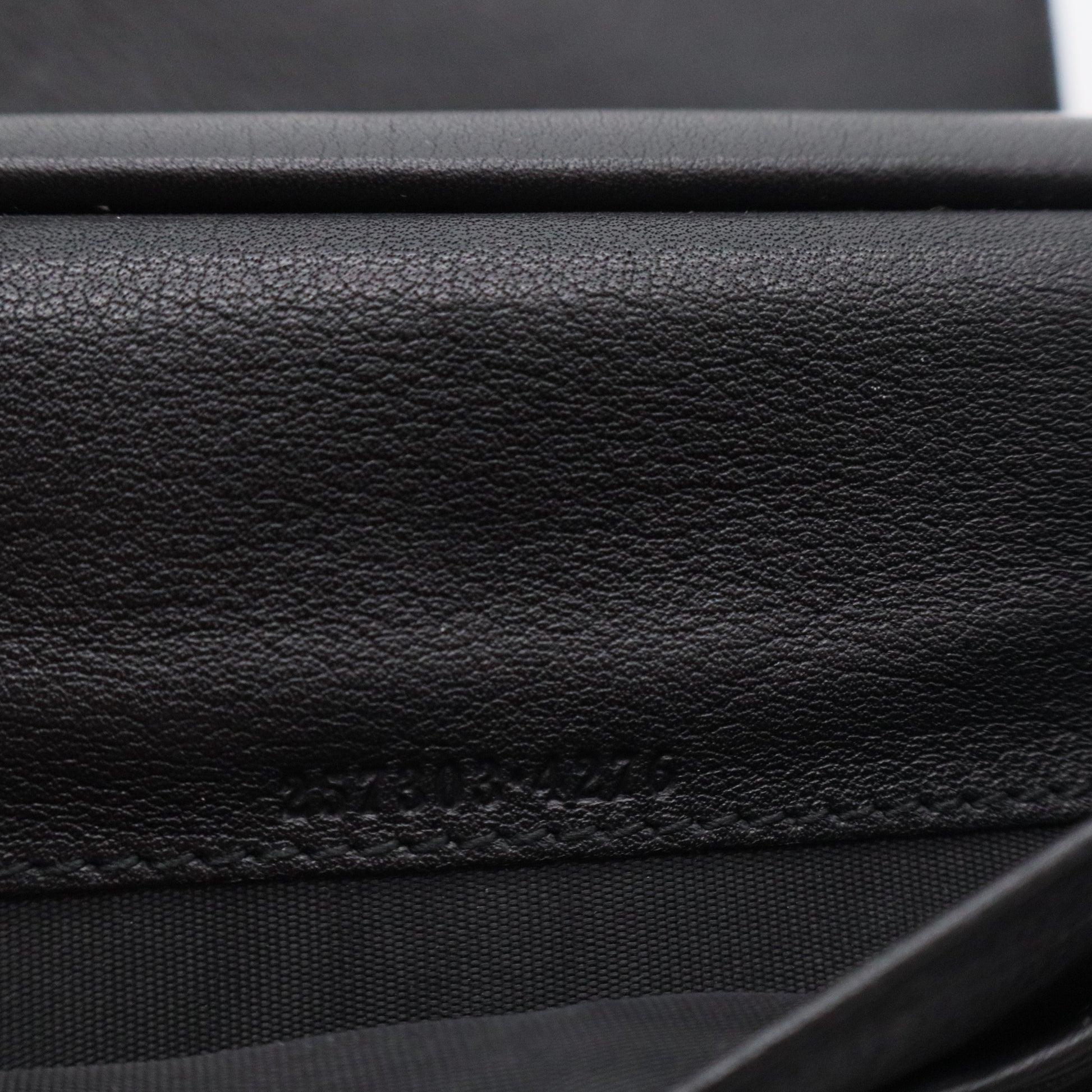 Guccissima Continental Flap Wallet Black