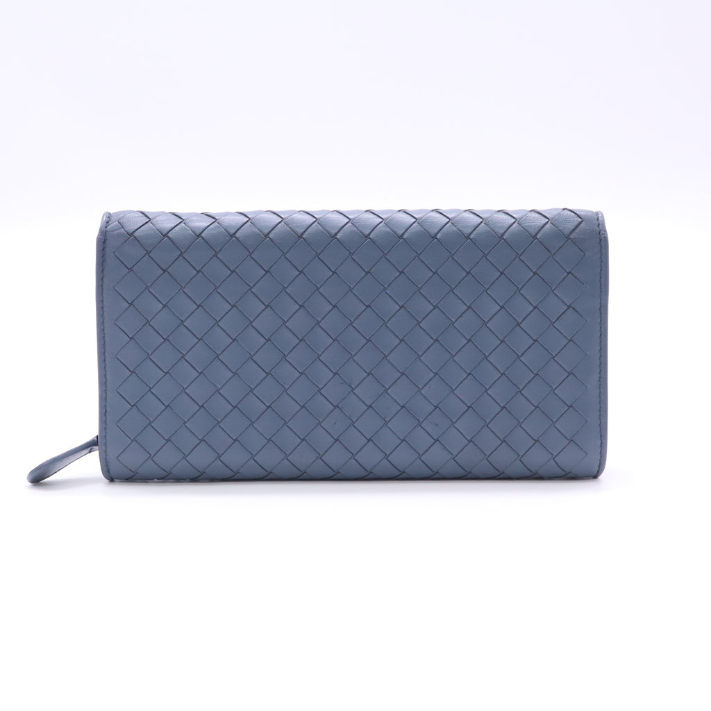 Bottega Veneta Intrecciato Continental Flap Wallet W22784