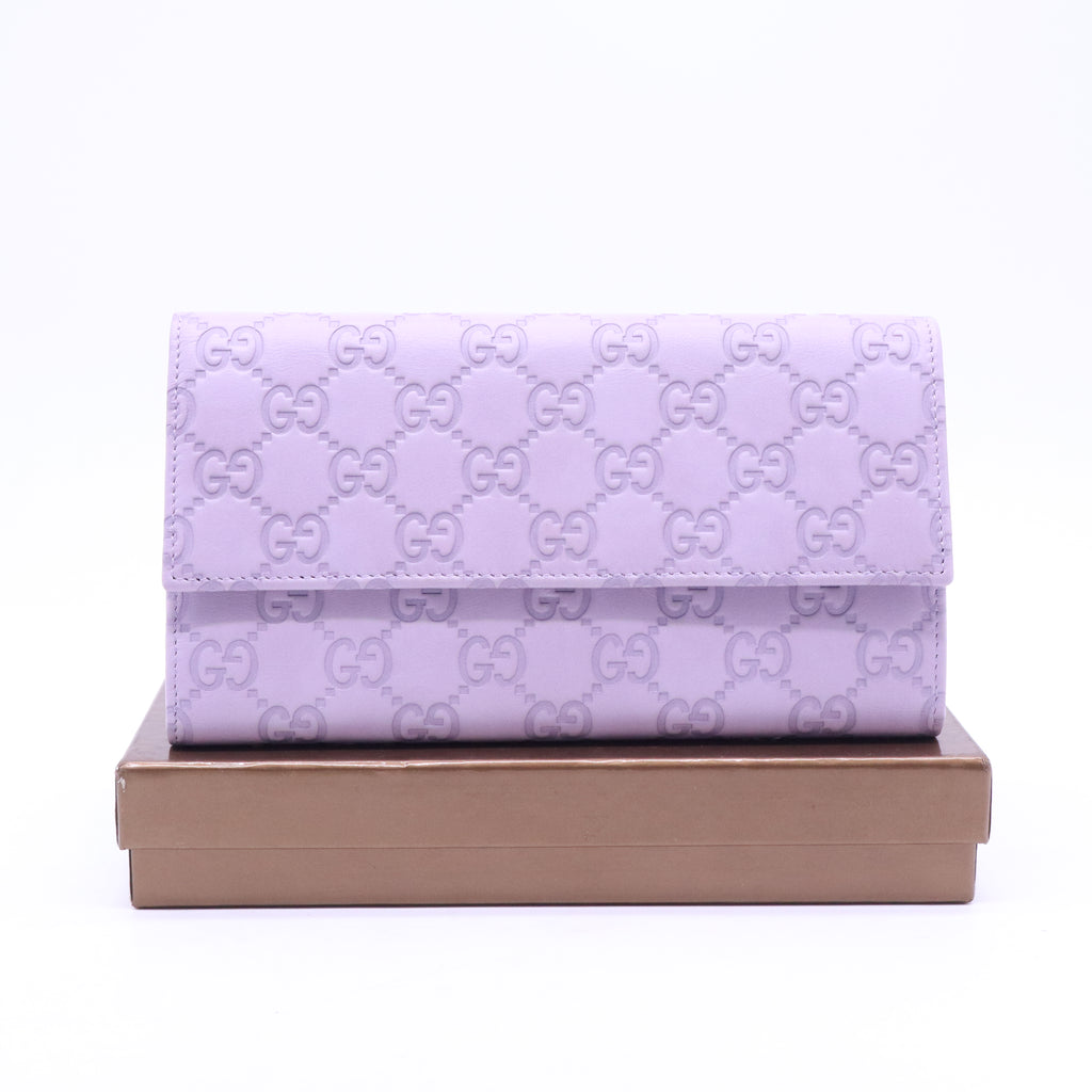 Gucci Microguccissima Leather Continental Flap Wallet W21025