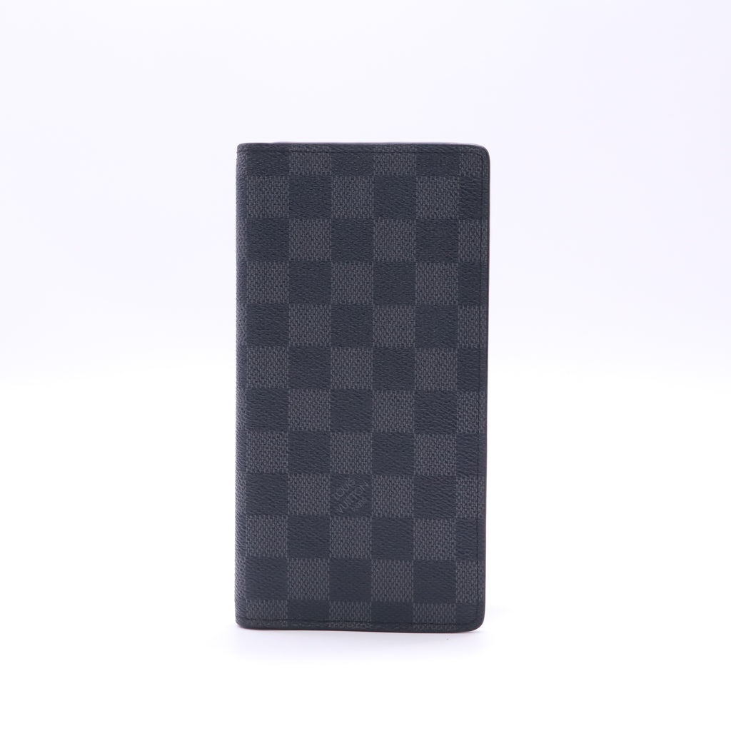 Damier Graphite Pattern Leather Brazza Wallet W22639