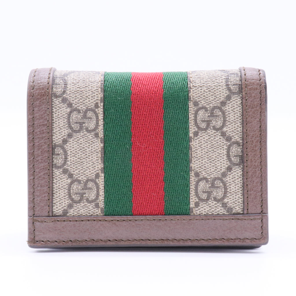GG Supreme Canvas Wallet Brown Beige