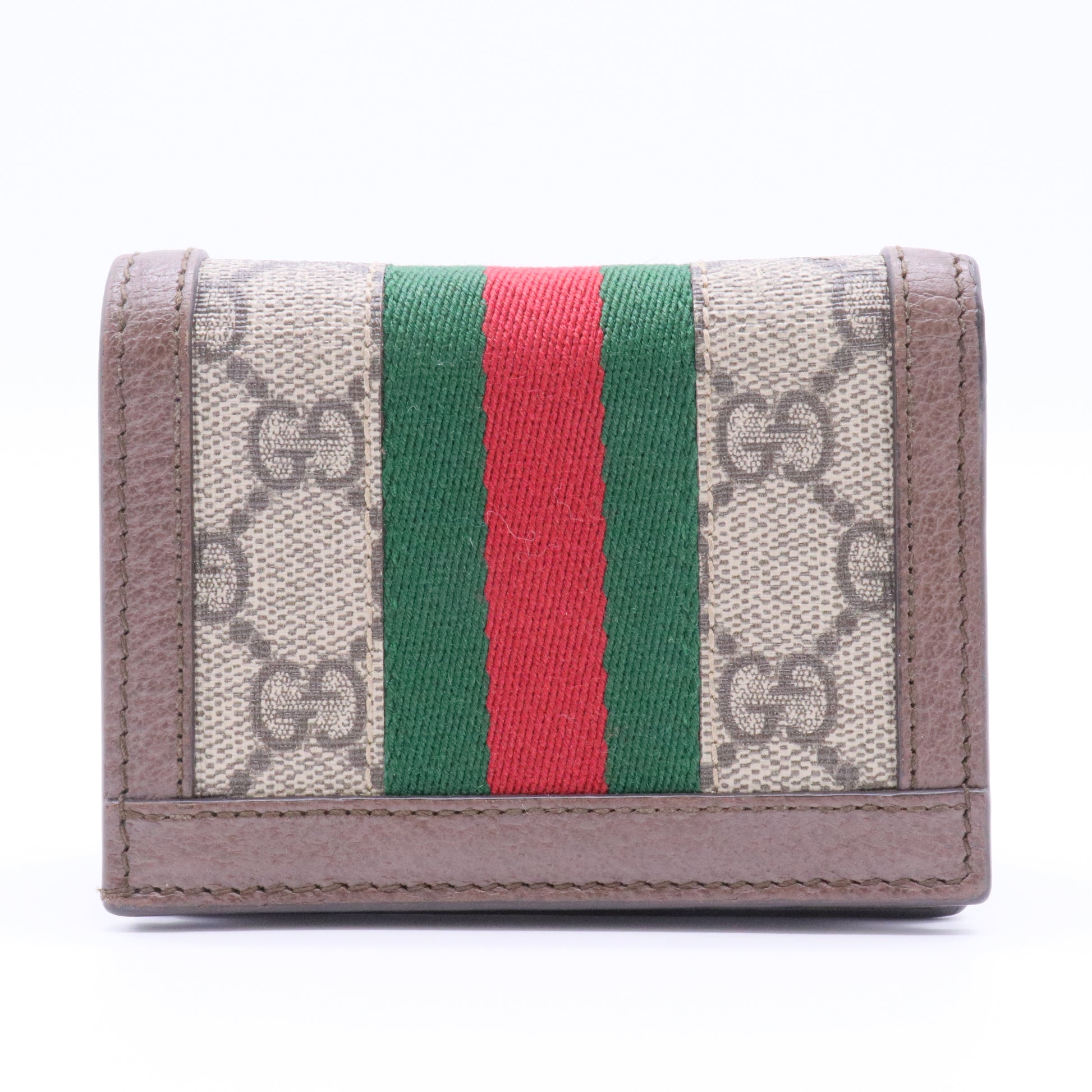 GG Supreme Canvas Wallet Brown Beige