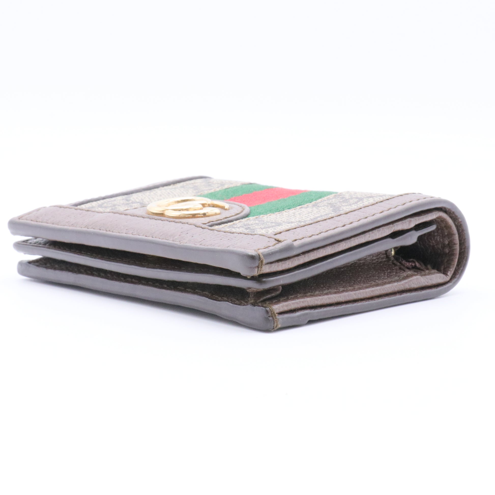 GG Supreme Canvas Wallet Brown Beige