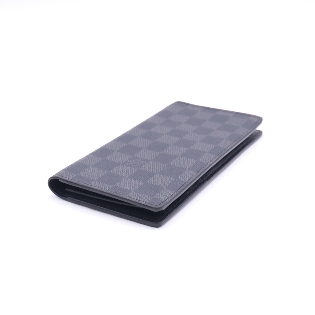 Damier Graphite Pattern Leather Brazza Wallet W22639