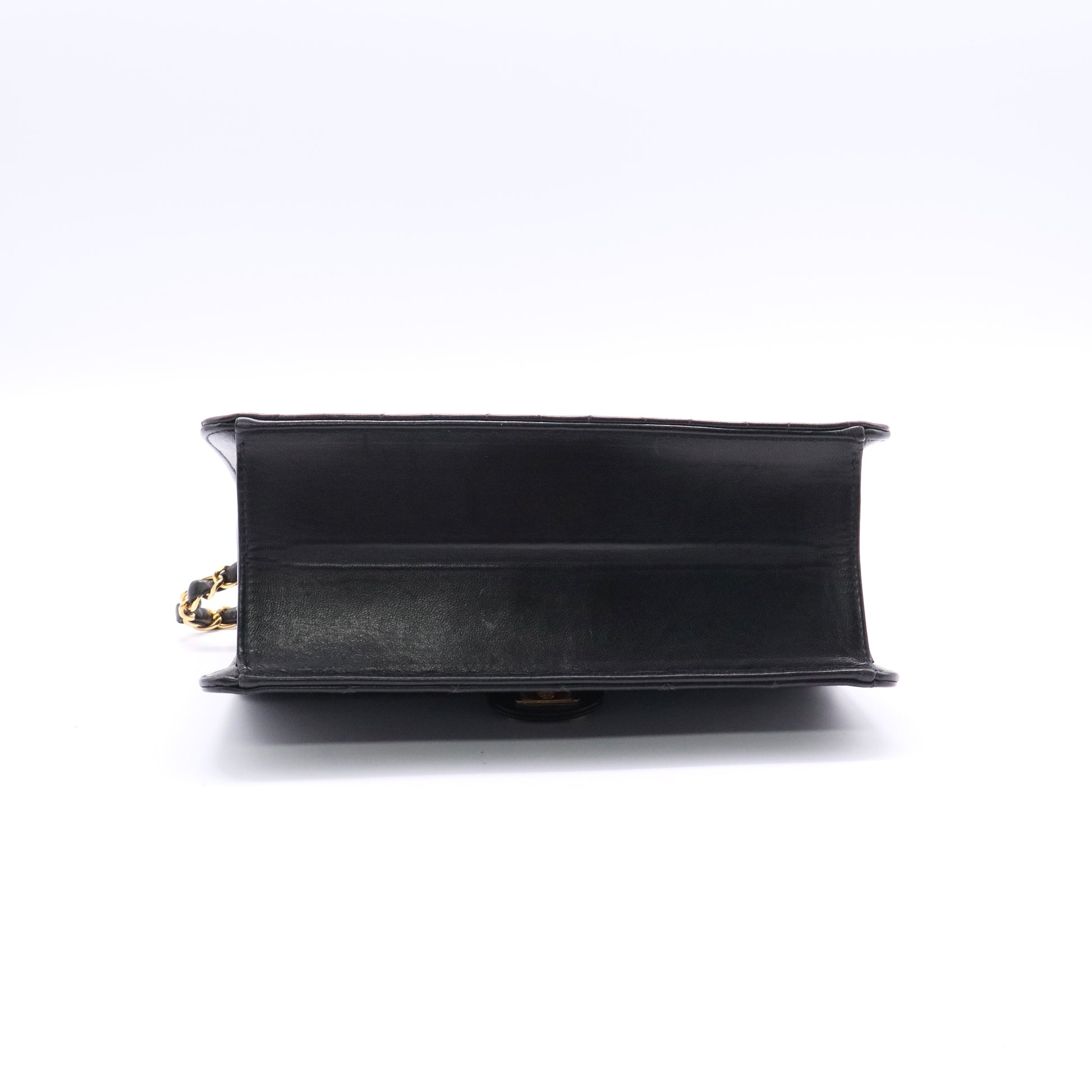 Chanel Timeless classic black leather twins