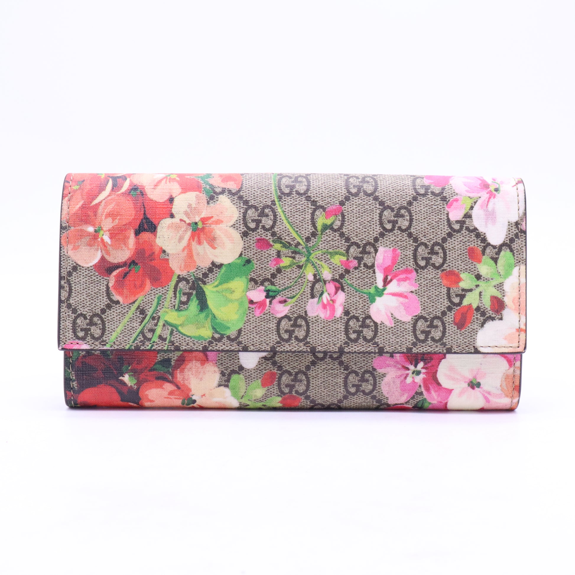 Multi GG Supreme Canvas Blooms Continental Wallet W21035