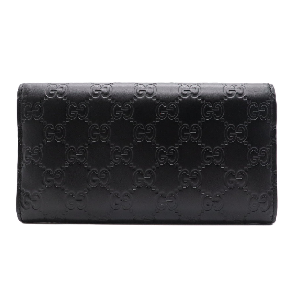 Guccissima Leather GG Icon Continental Wallet