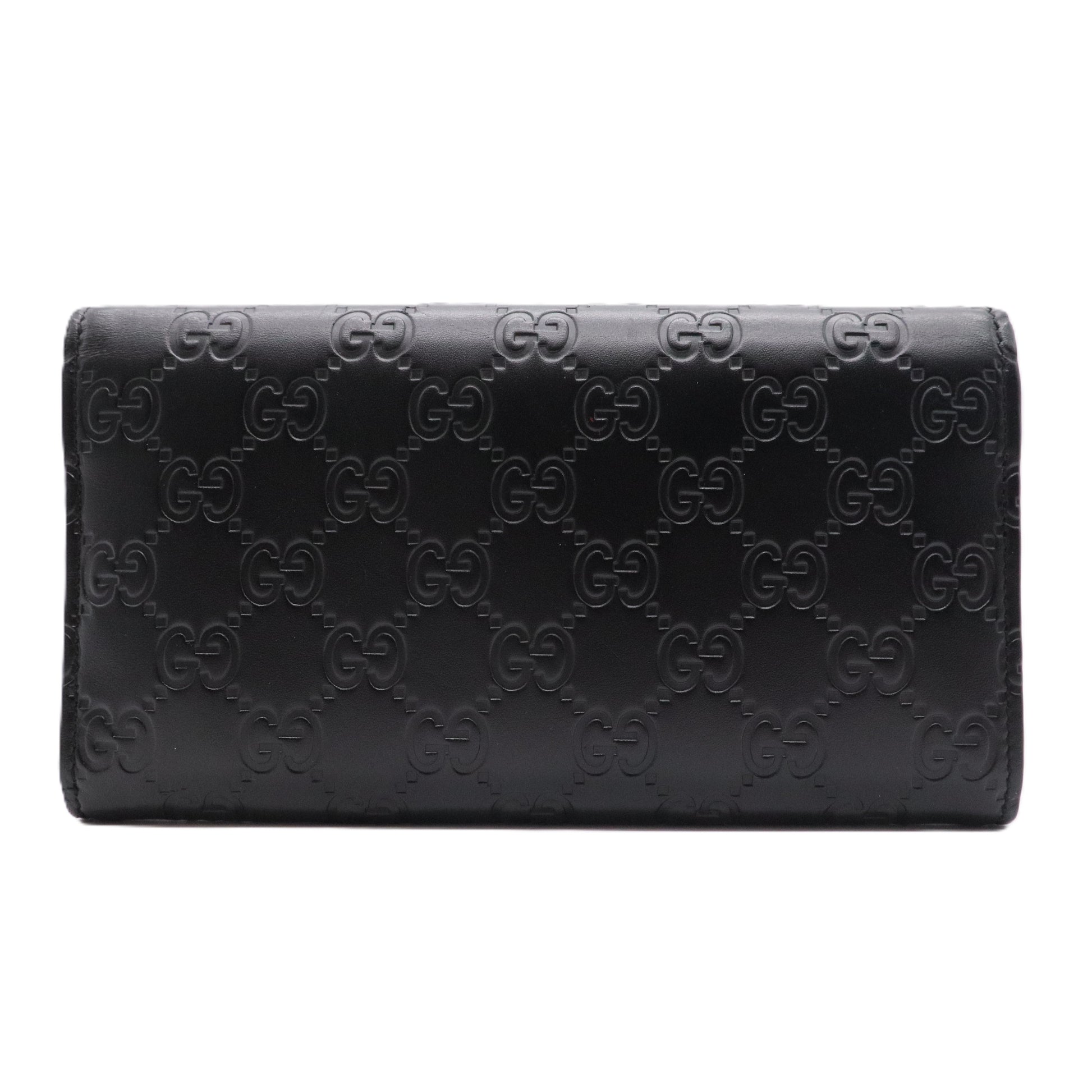 Guccissima Leather GG Icon Continental Wallet