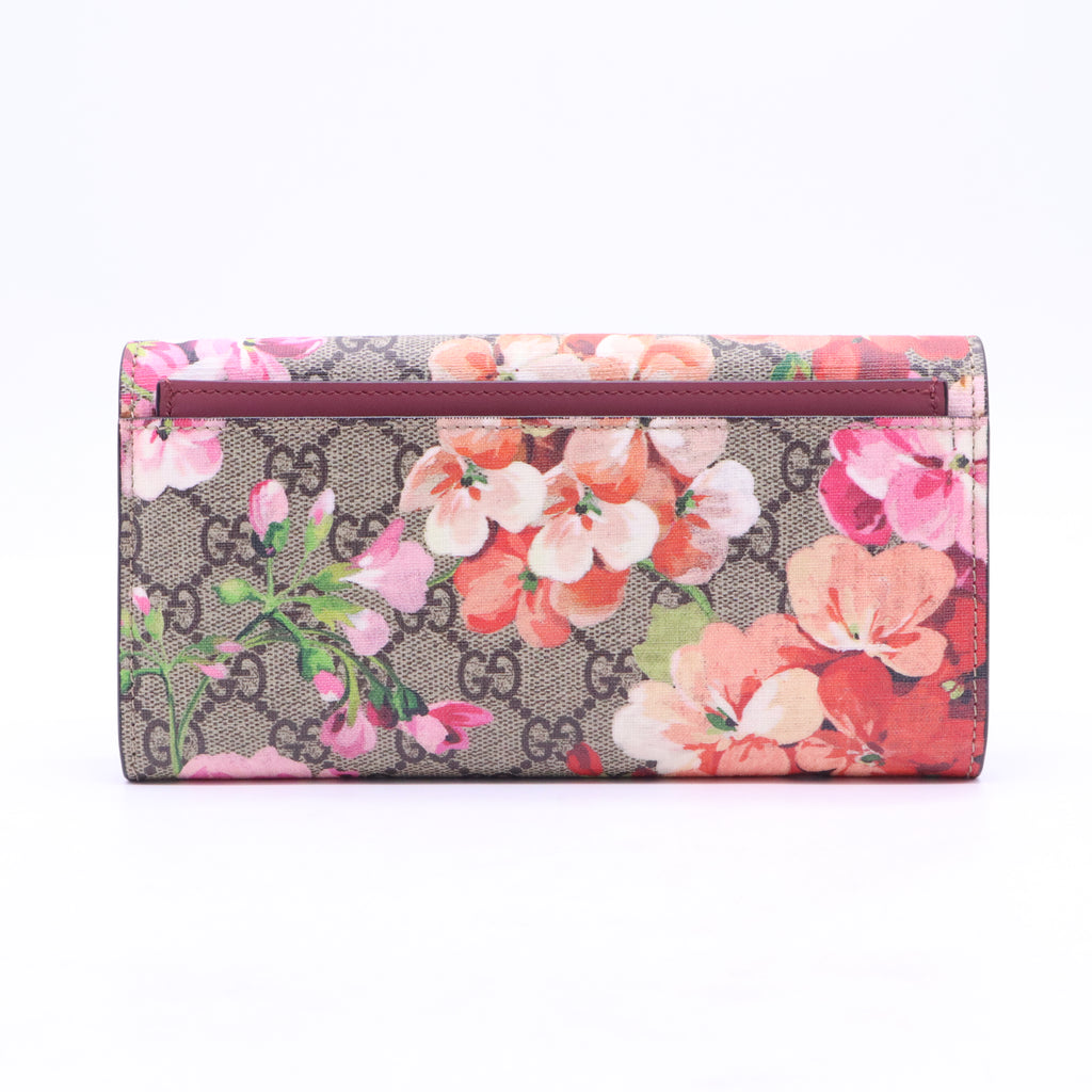 Multi GG Supreme Canvas Blooms Continental Wallet W21035