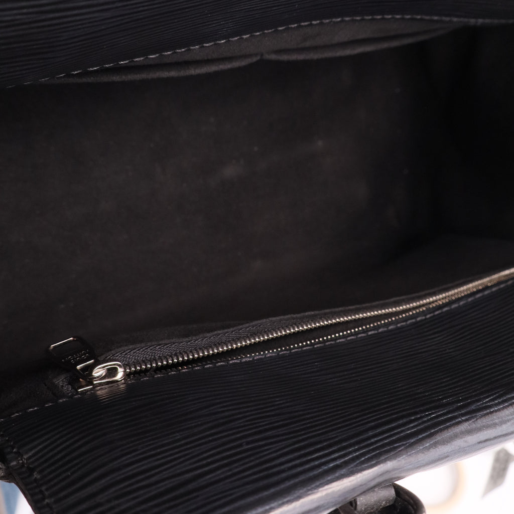 Black Epi Leather Marly BB Bag J2227 Twins