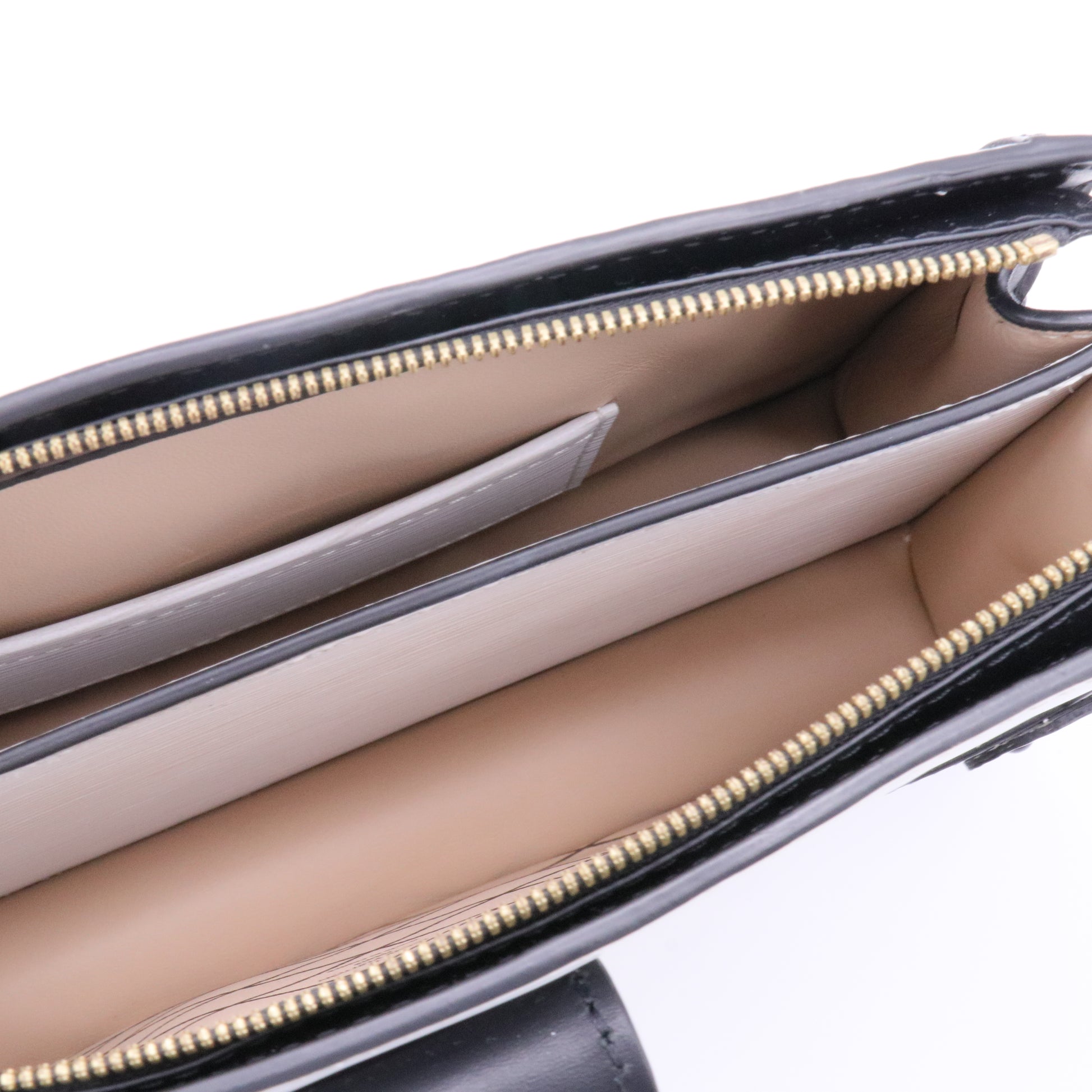 Trunk Clutch Epi Leather White Bag