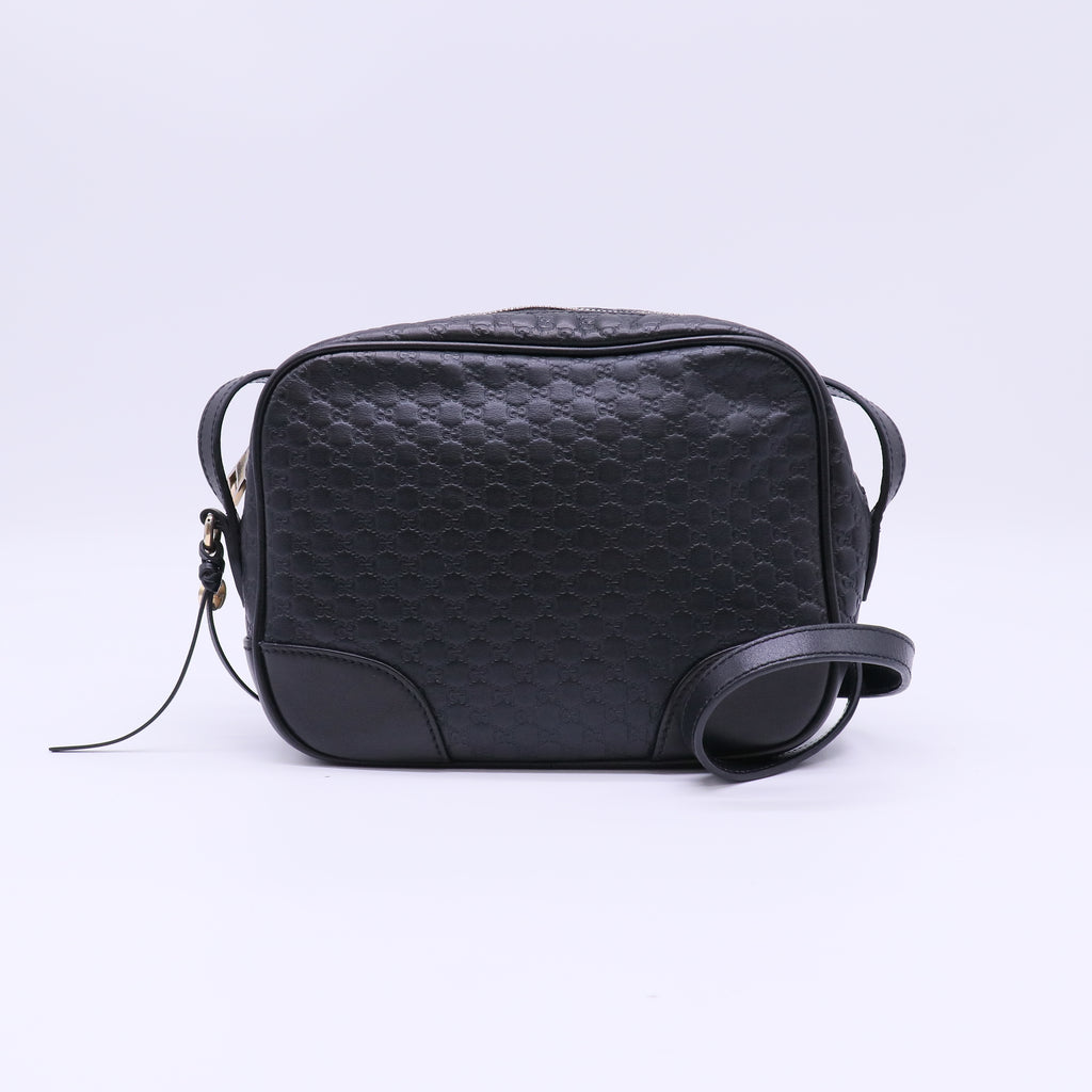Microguccissima Mini Bree Messenger Bag Black B22658
