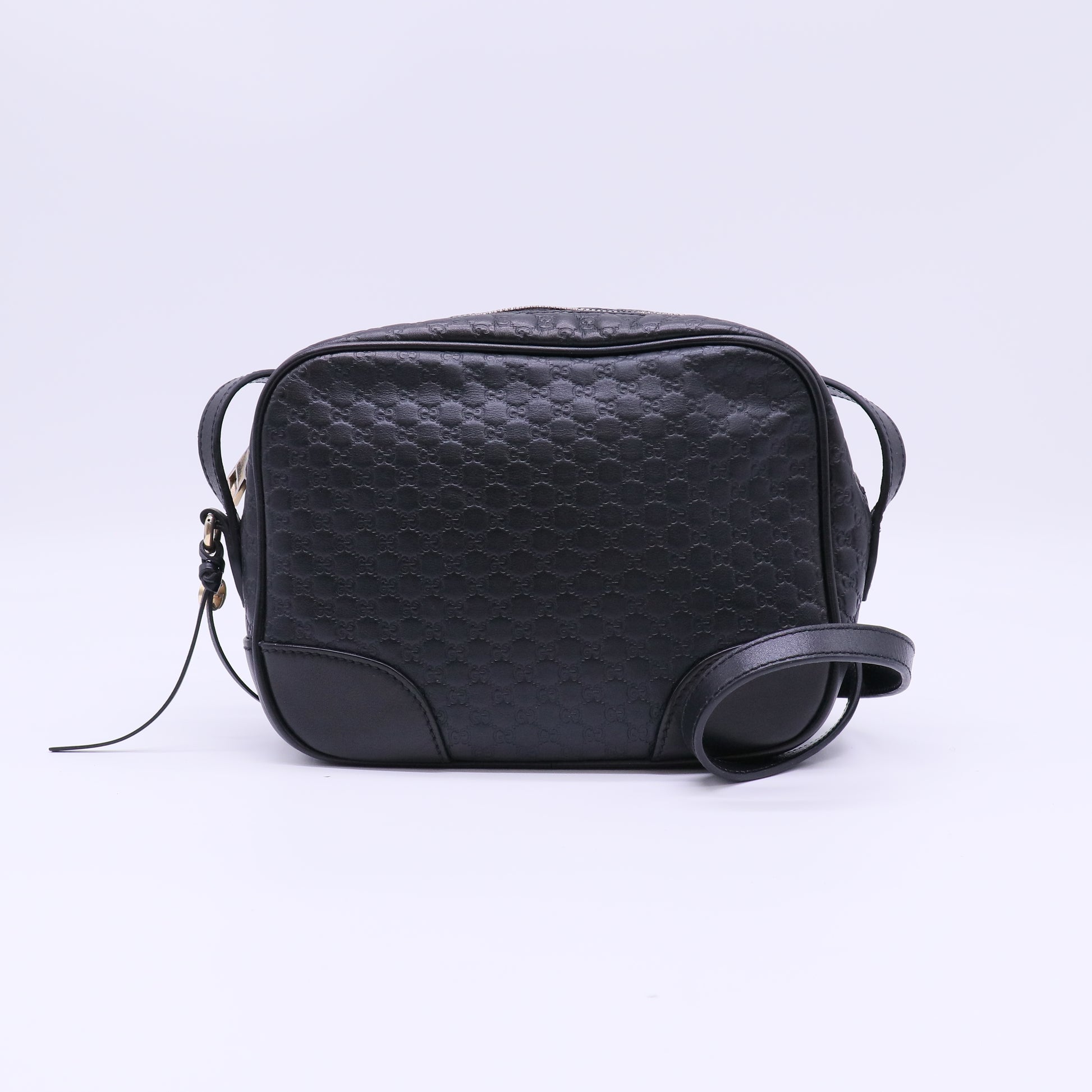 Microguccissima Mini Bree Messenger Bag Black B22658