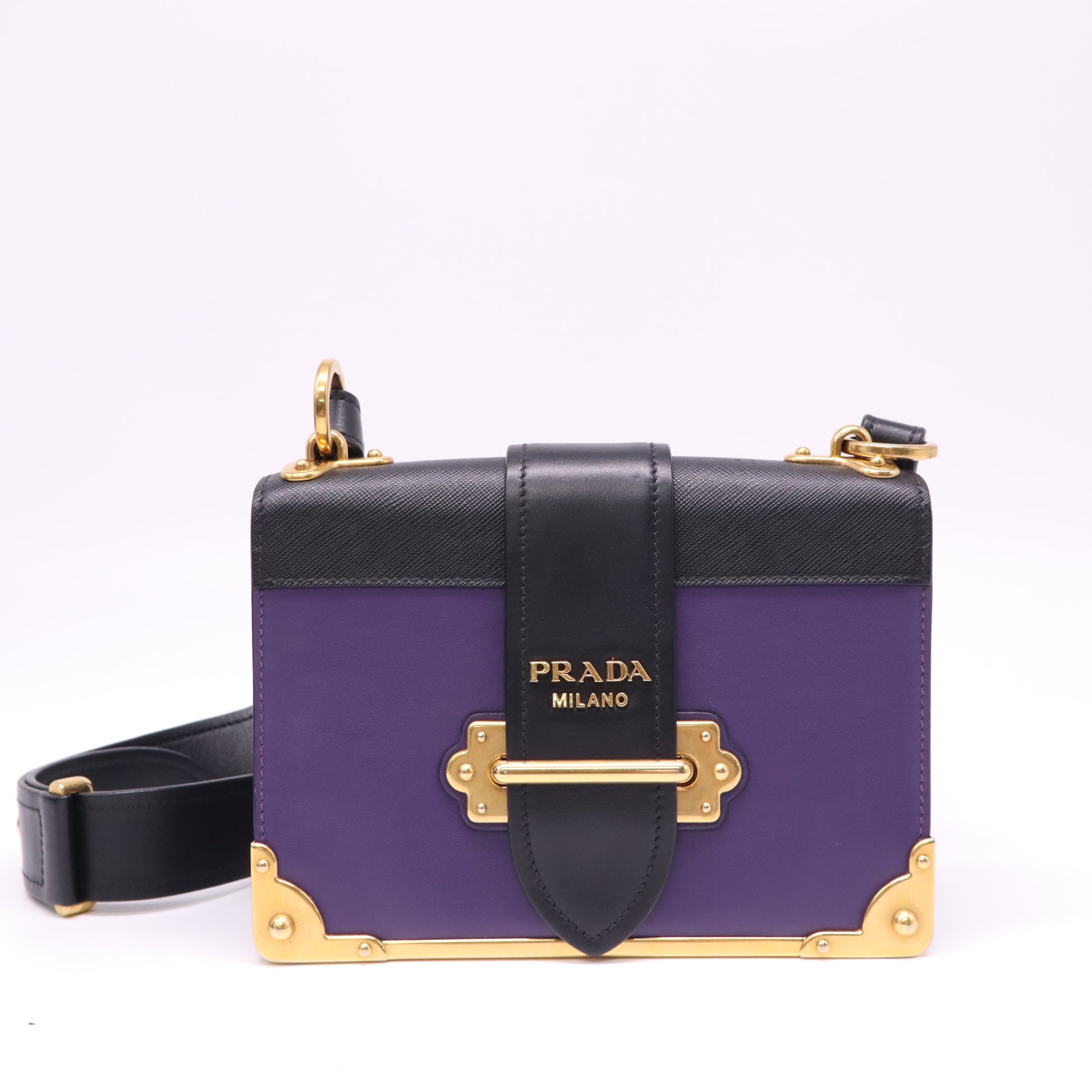 Cahier Crossbody Bag Leather and Saffiano Leather Small Twins B22698
