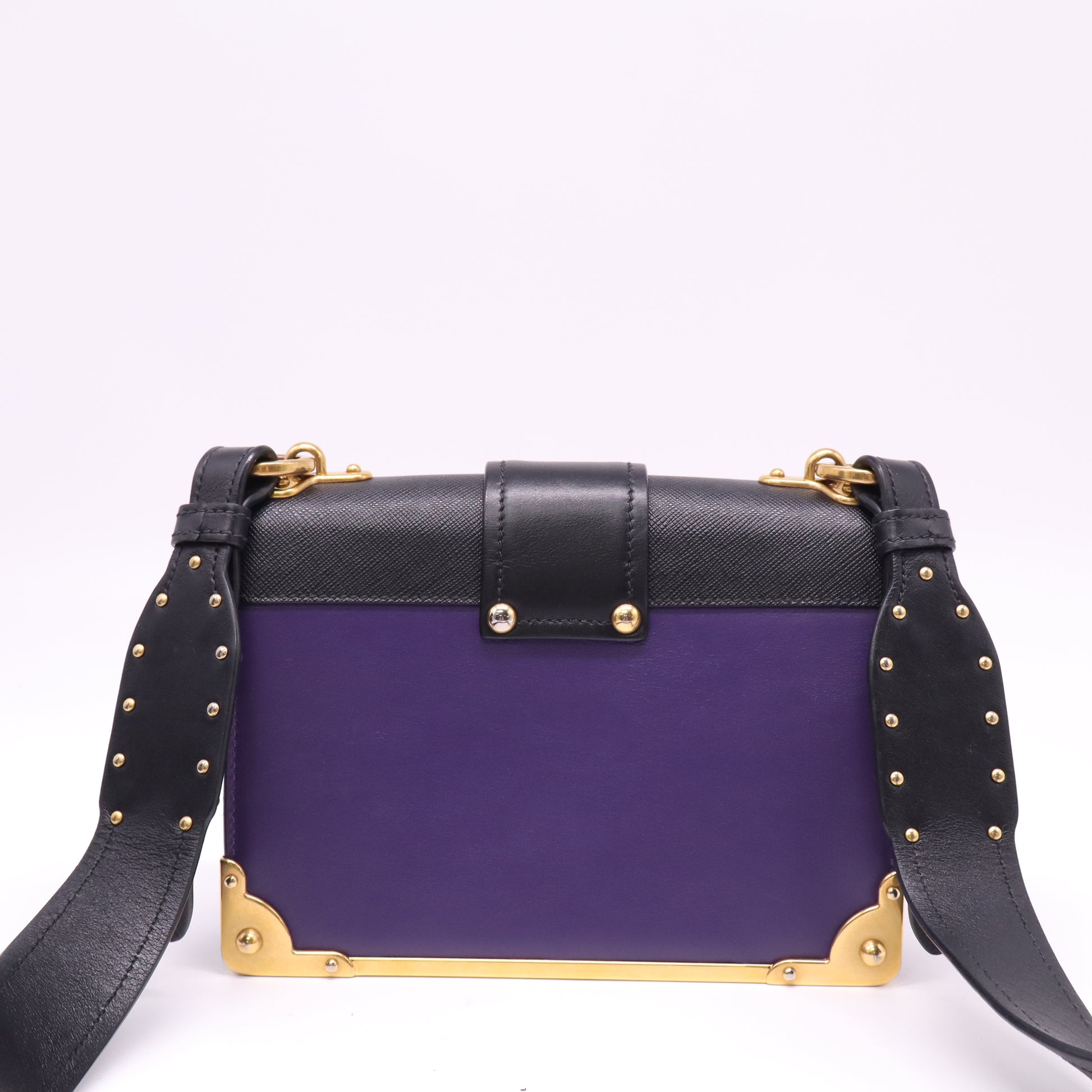 Cahier Crossbody Bag Leather and Saffiano Leather Small Twins B22698