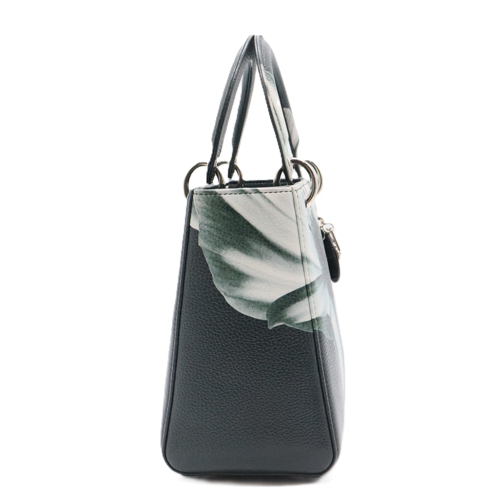 Lady Dior Bag Printed Leather Medium