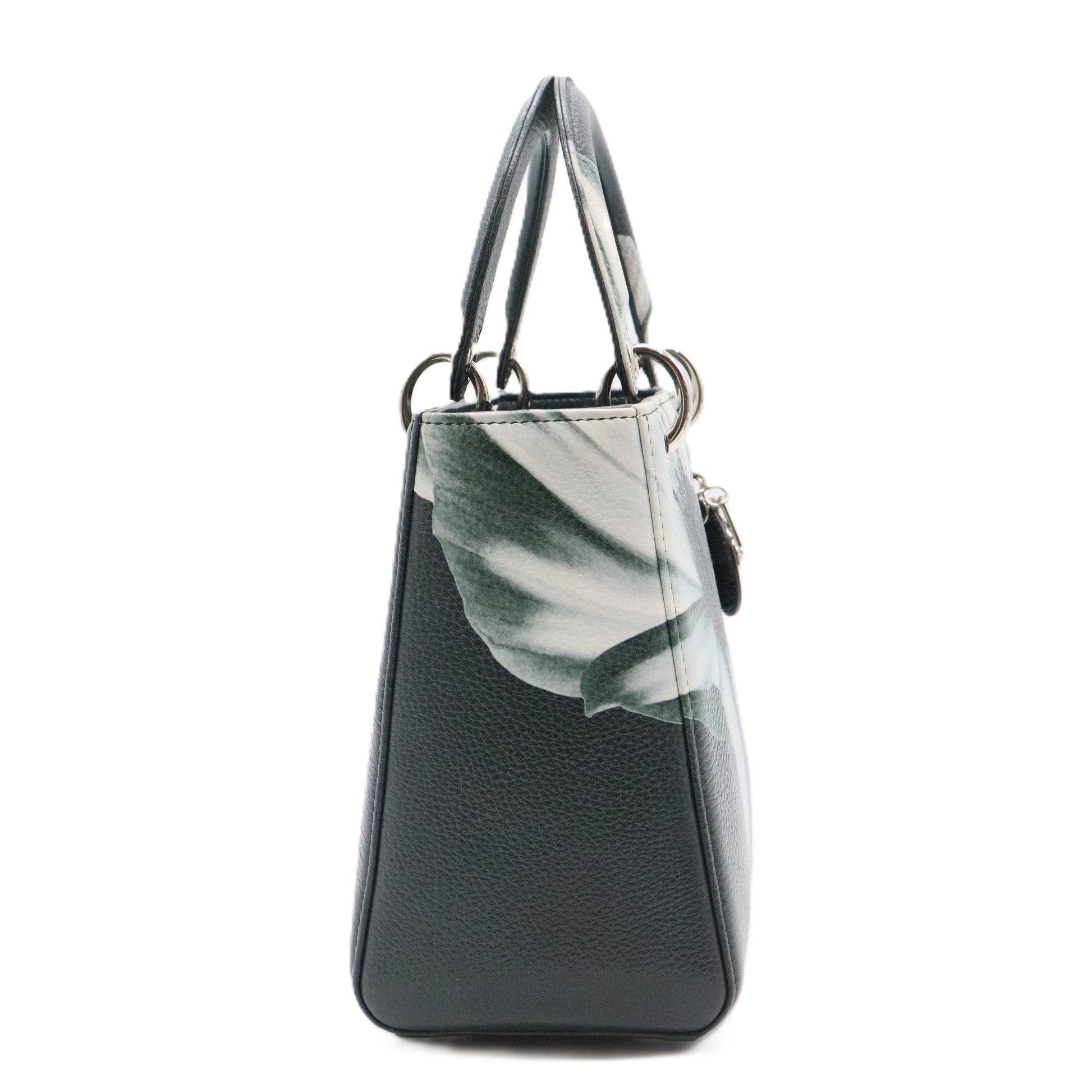 Lady Dior Bag Printed Leather Medium