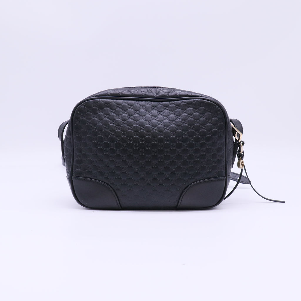 Microguccissima Mini Bree Messenger Bag Black B22658