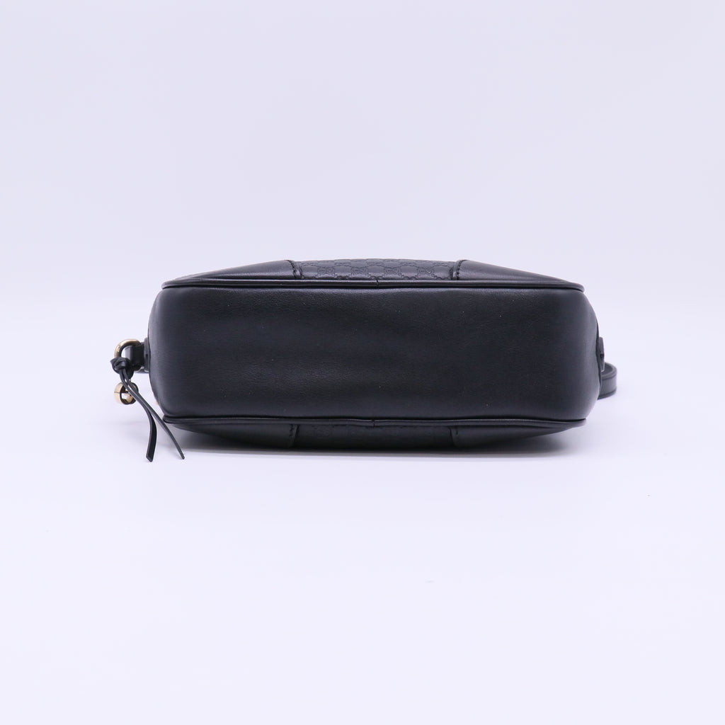 Microguccissima Mini Bree Messenger Bag Black B22658