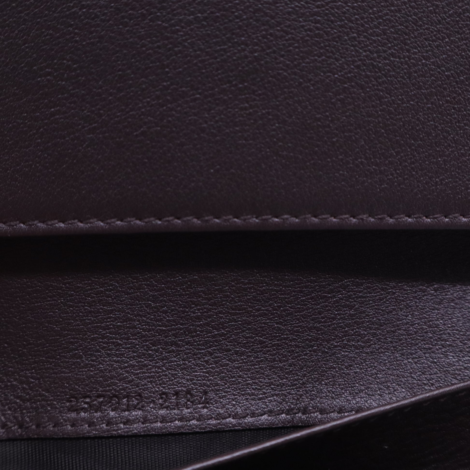 Gucci Monogram Margaux Calfskin Dice Compact Trademark Wallet W21047