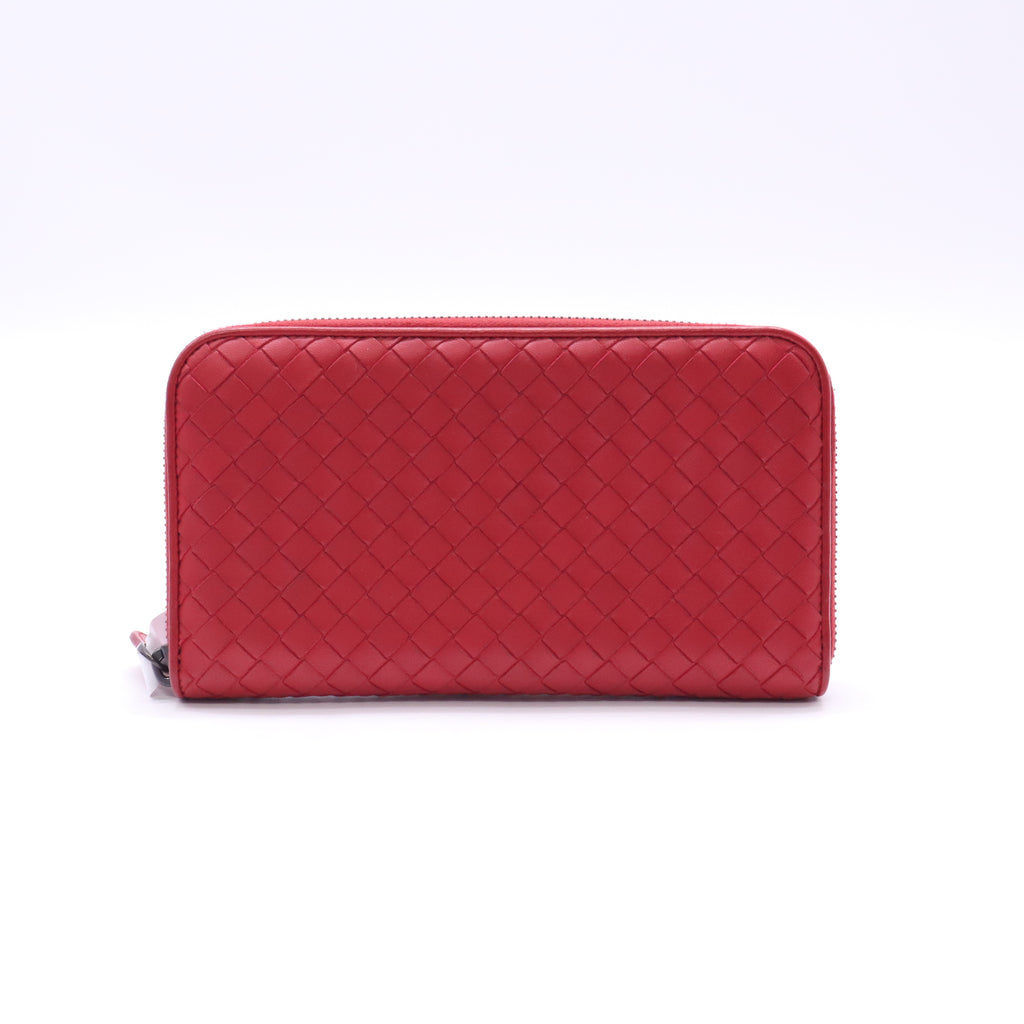 Bottega Veneta Intrecciato Nappa Zip-Around Long Wallet W22671