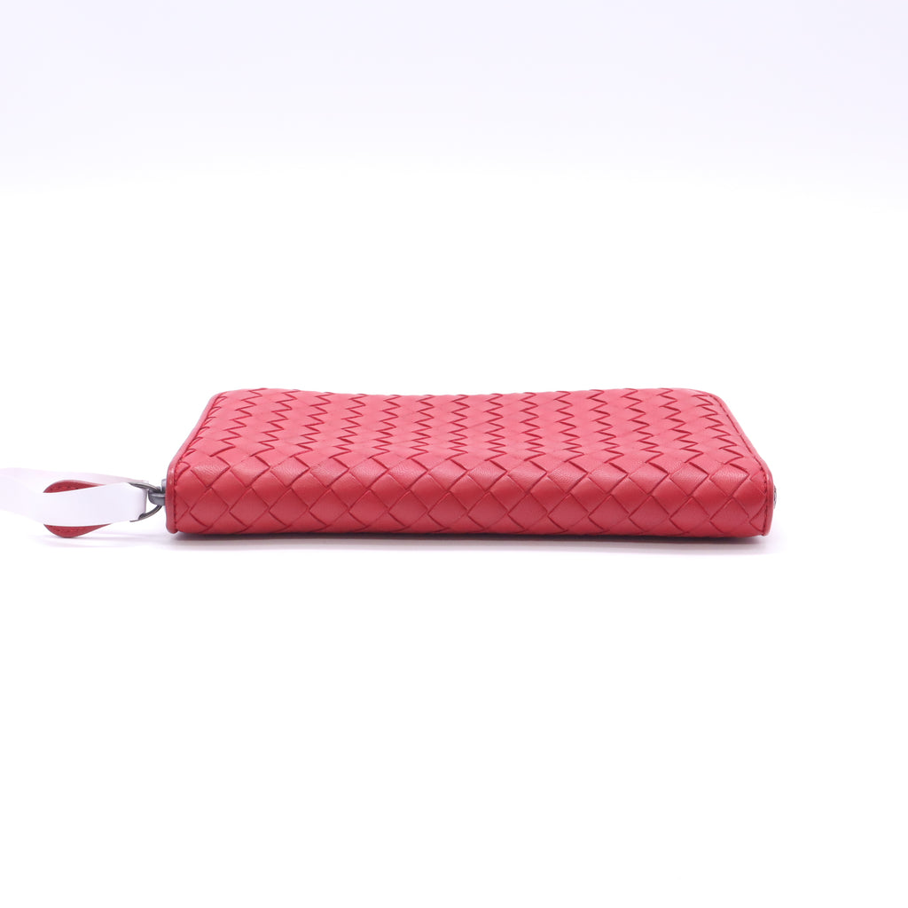 Bottega Veneta Intrecciato Nappa Zip-Around Long Wallet W22671