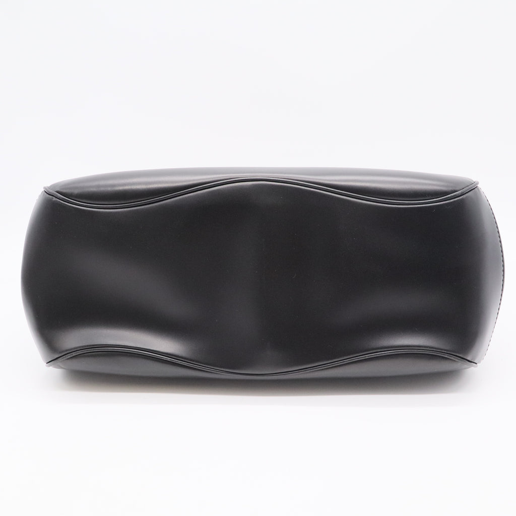 Lady Lock Bamboo Top Handle Bag Leathe