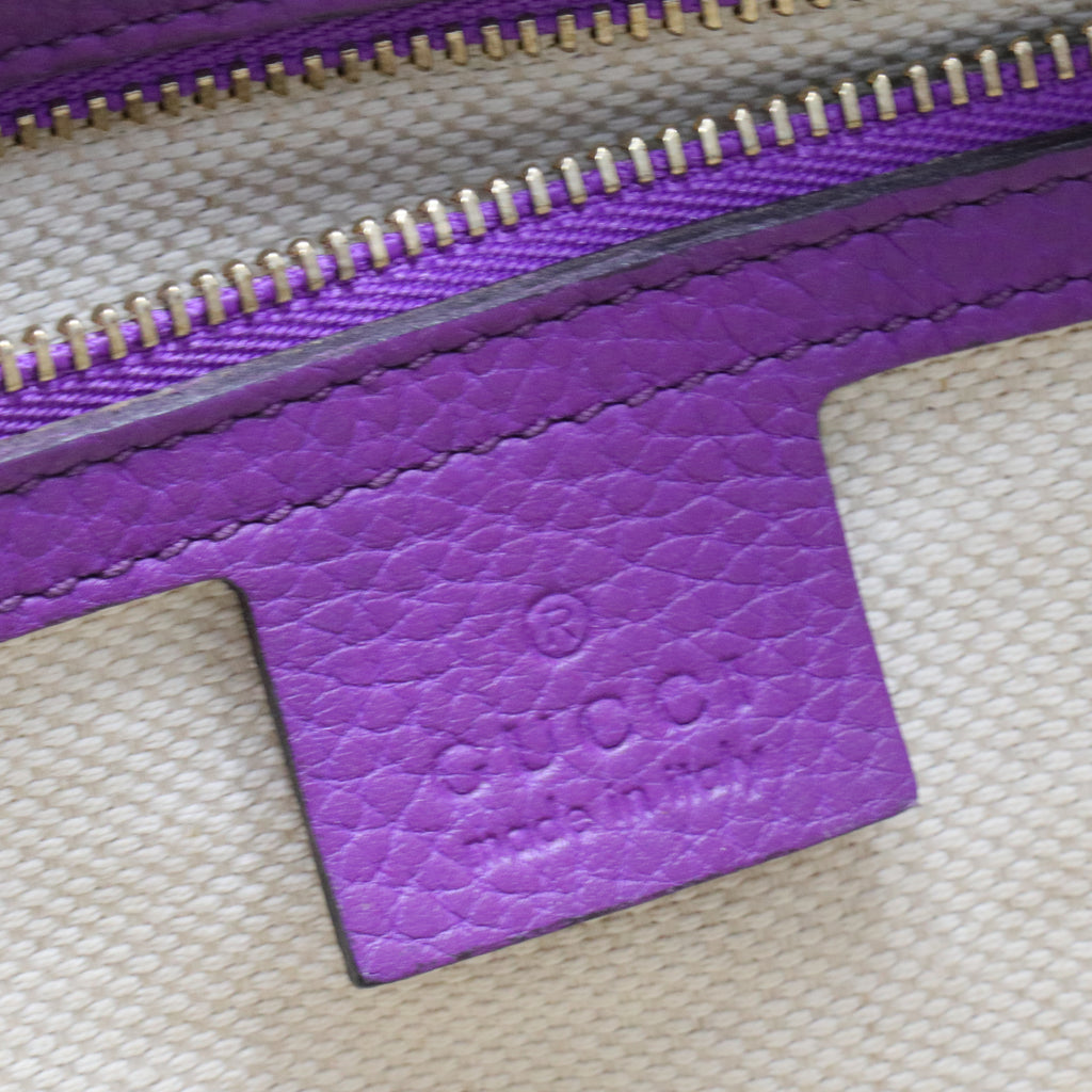 Soho Convertible Top Handle Bag Leather Small