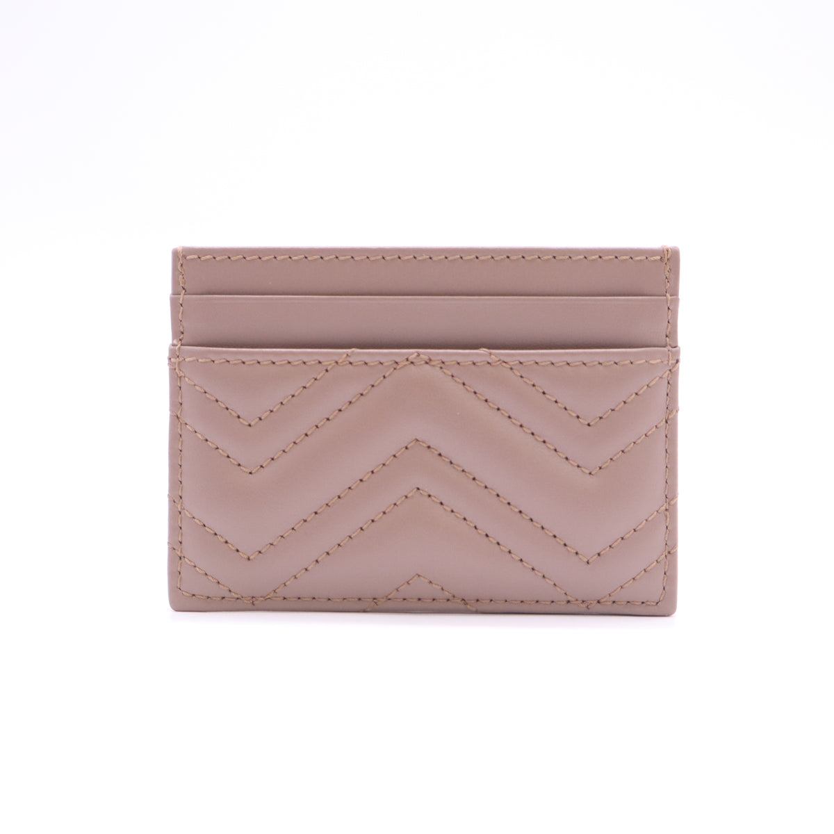 Gucci GG Marmont Matelassé Chevron Card Case W23200