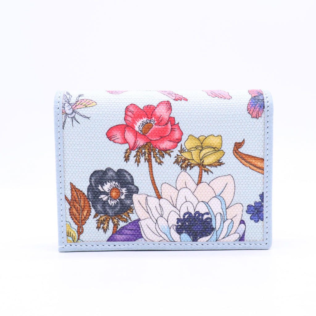 Gucci Flora GG Marmont Leather Wallet W21031