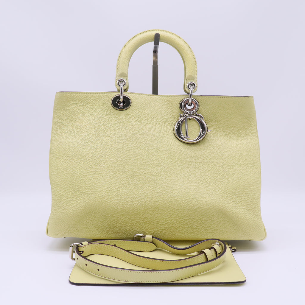 Christian Dior Diorissimo Grained Leather Medium Tote Bag B22462