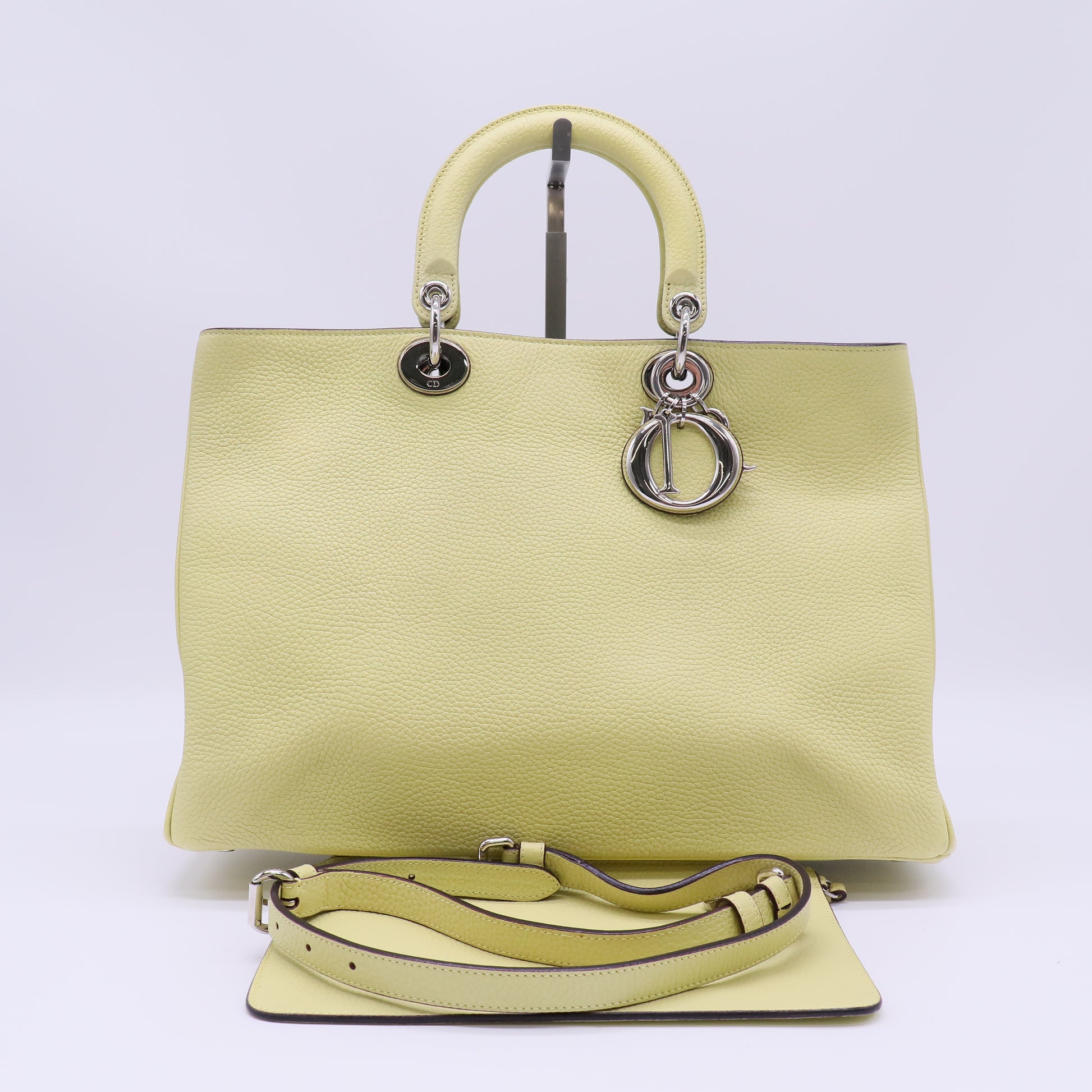 Christian Dior Diorissimo Grained Leather Medium Tote Bag B22462