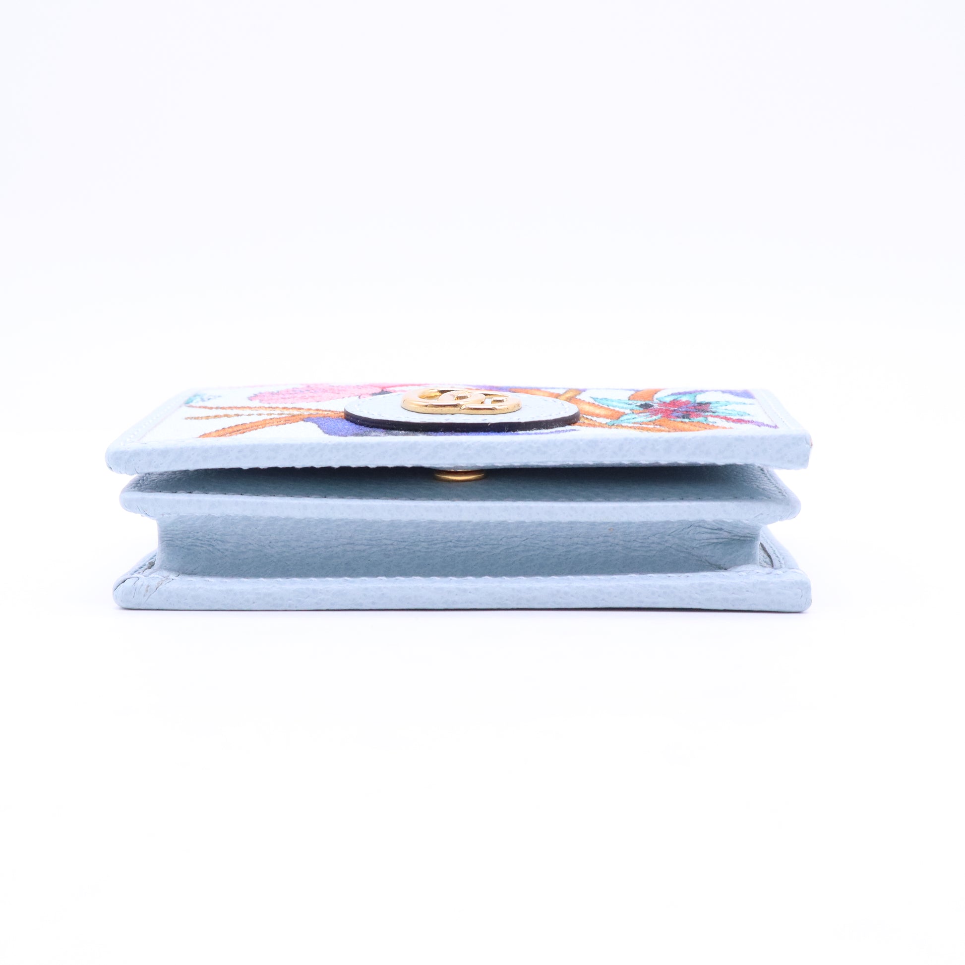 Gucci Flora GG Marmont Leather Wallet W21031