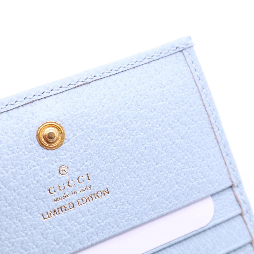 Gucci Flora GG Marmont Leather Wallet W21031