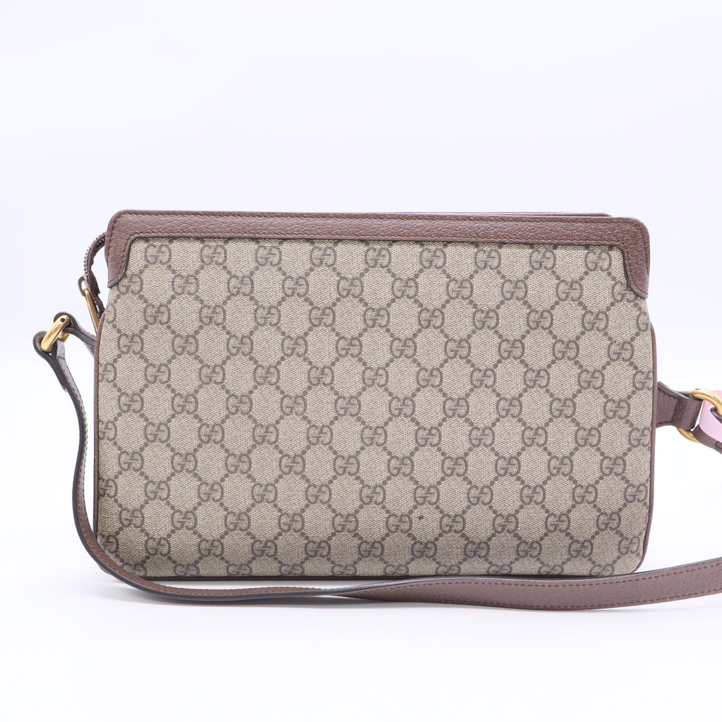 Ophidia Zip Shoulder Bag GG Coated Canvas Medium Twins LDJ3165