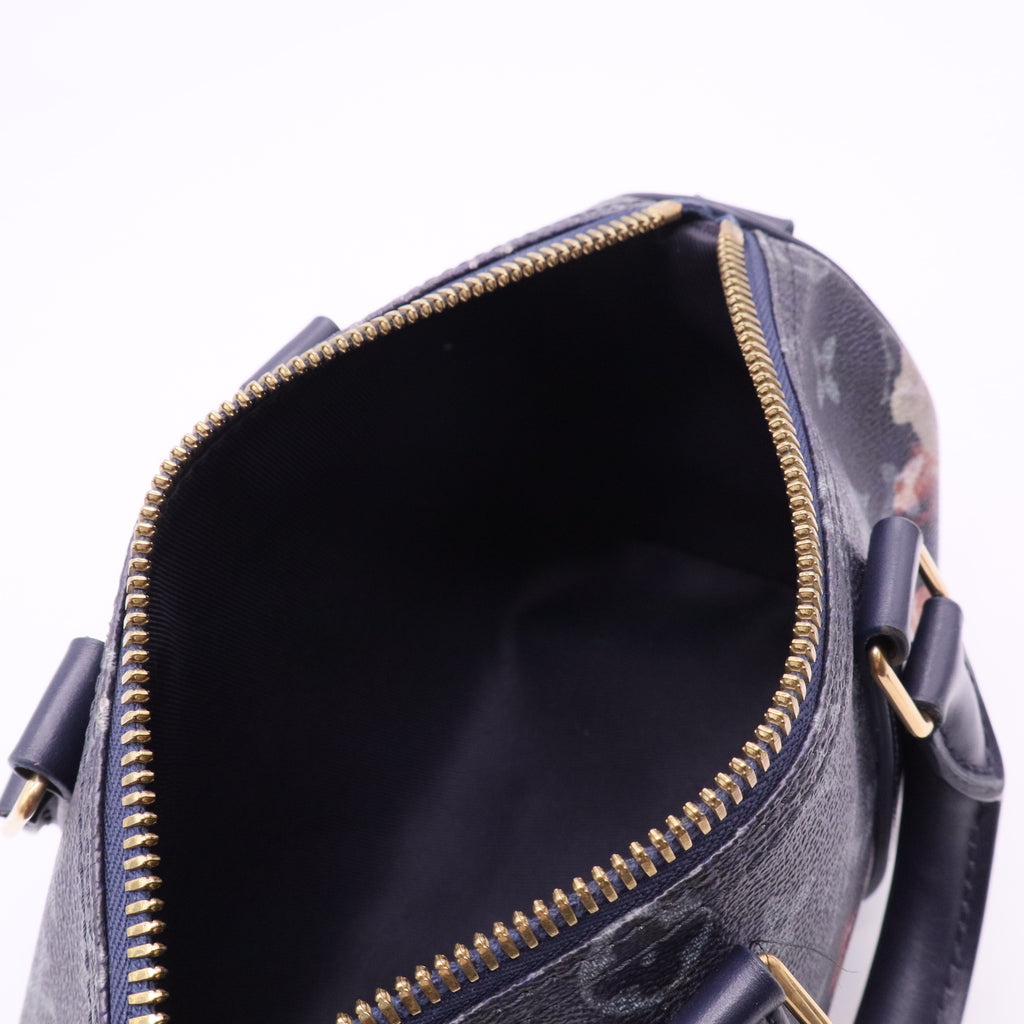 Monogram Bleach Keepall Bandouliere 25 Ink Blue twins