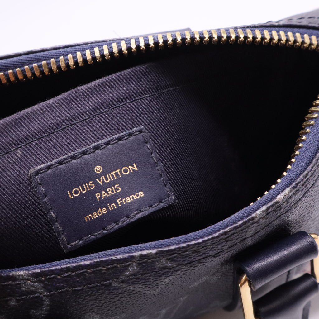 Monogram Bleach Keepall Bandouliere 25 Ink Blue twins