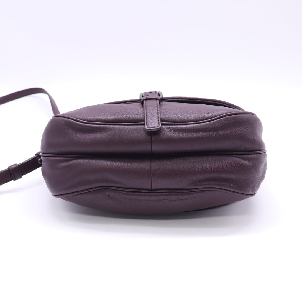 Bottega Veneta Nappa Intrecciato Double Sided Flap Satchel B23526