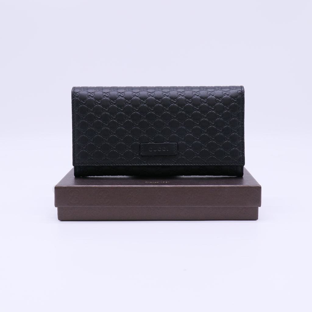 Gucci Microguccissima Flap Continental Wallet W22168