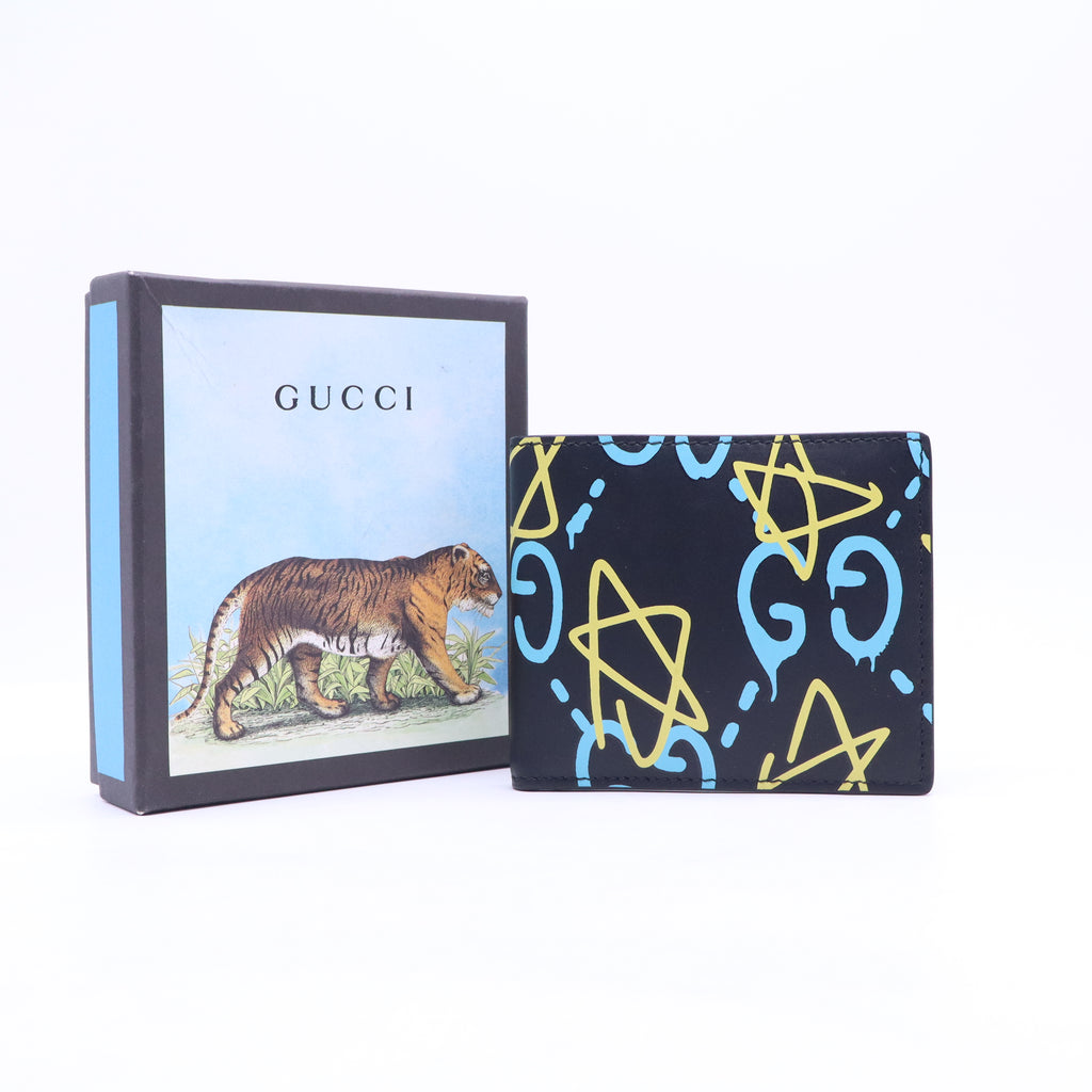 Marmont Card Case Gucci Ghost Bifold Wallet W21046