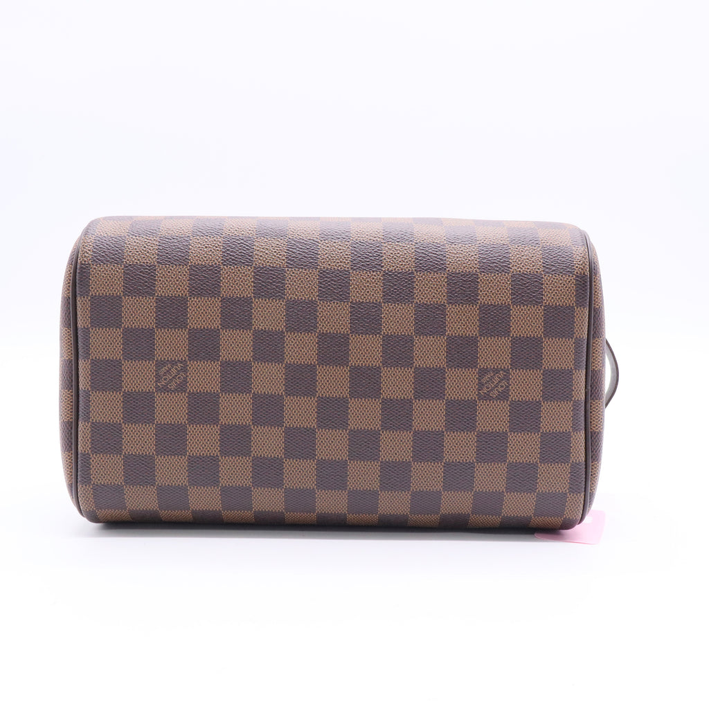 Louis Vuitton Damier Ebene Trousse Toilette King Size Brown Pouch Bag TWINS