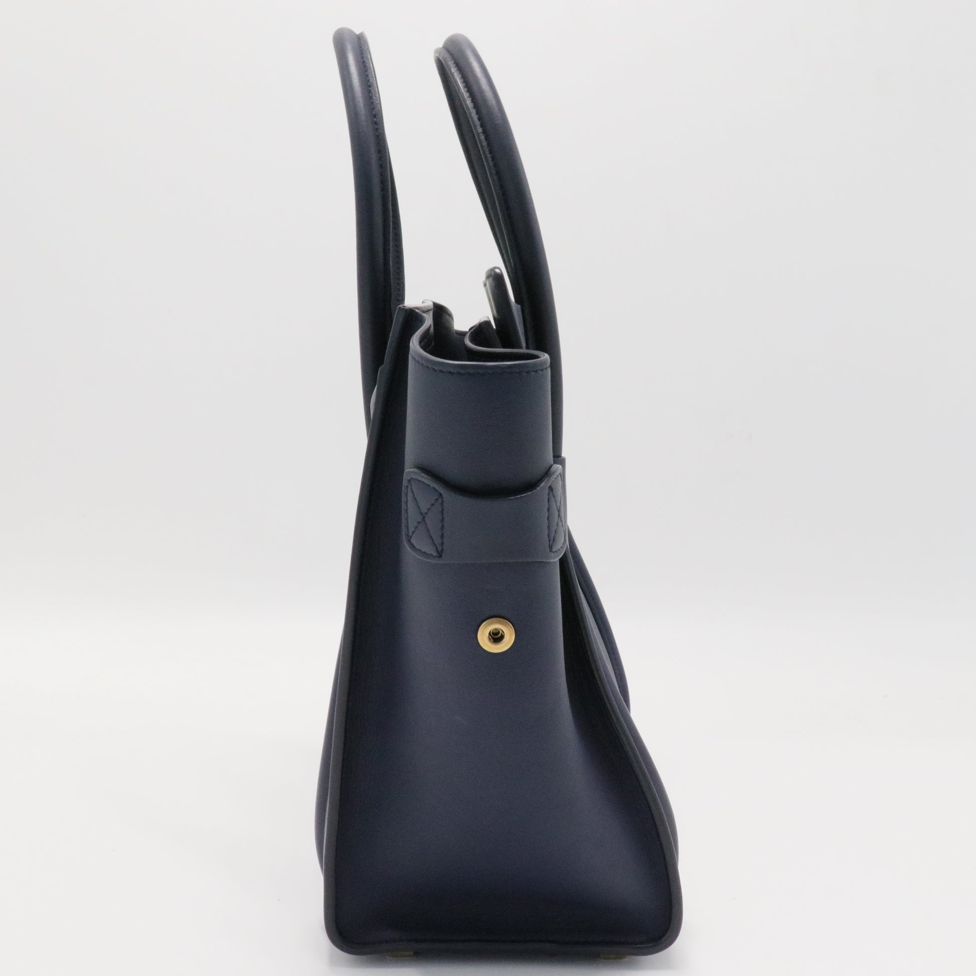 Luggage Bag Grainy Leather Micro