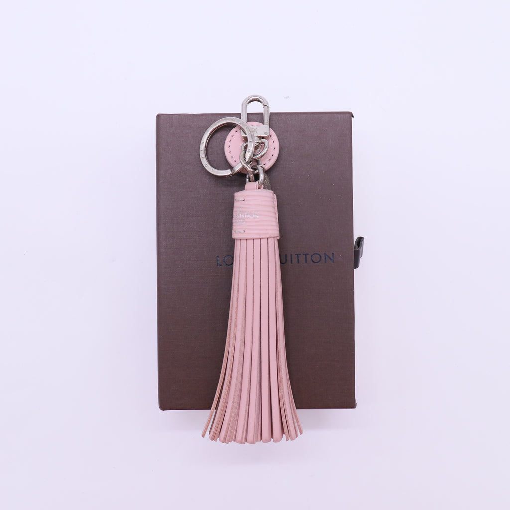 Louis Vuitton Pink Epi Leather Fringe Key Chain W22151