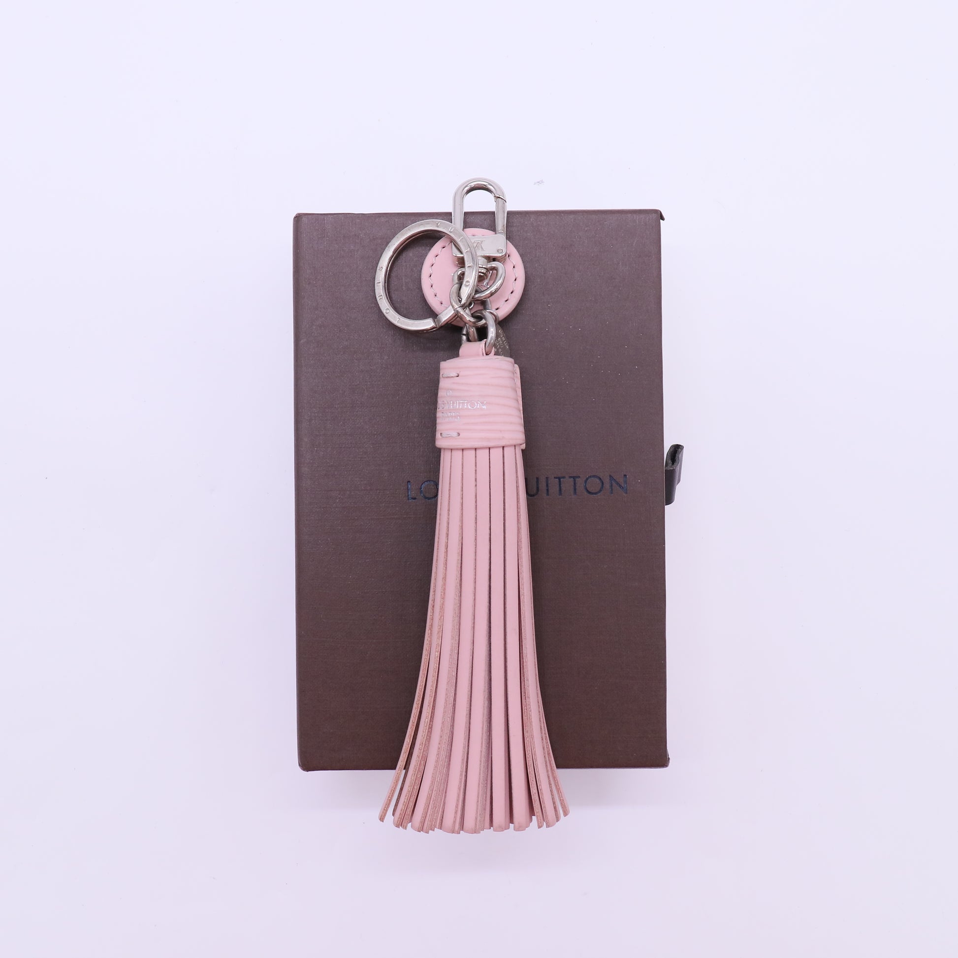 Louis Vuitton Pink Epi Leather Fringe Key Chain W22151
