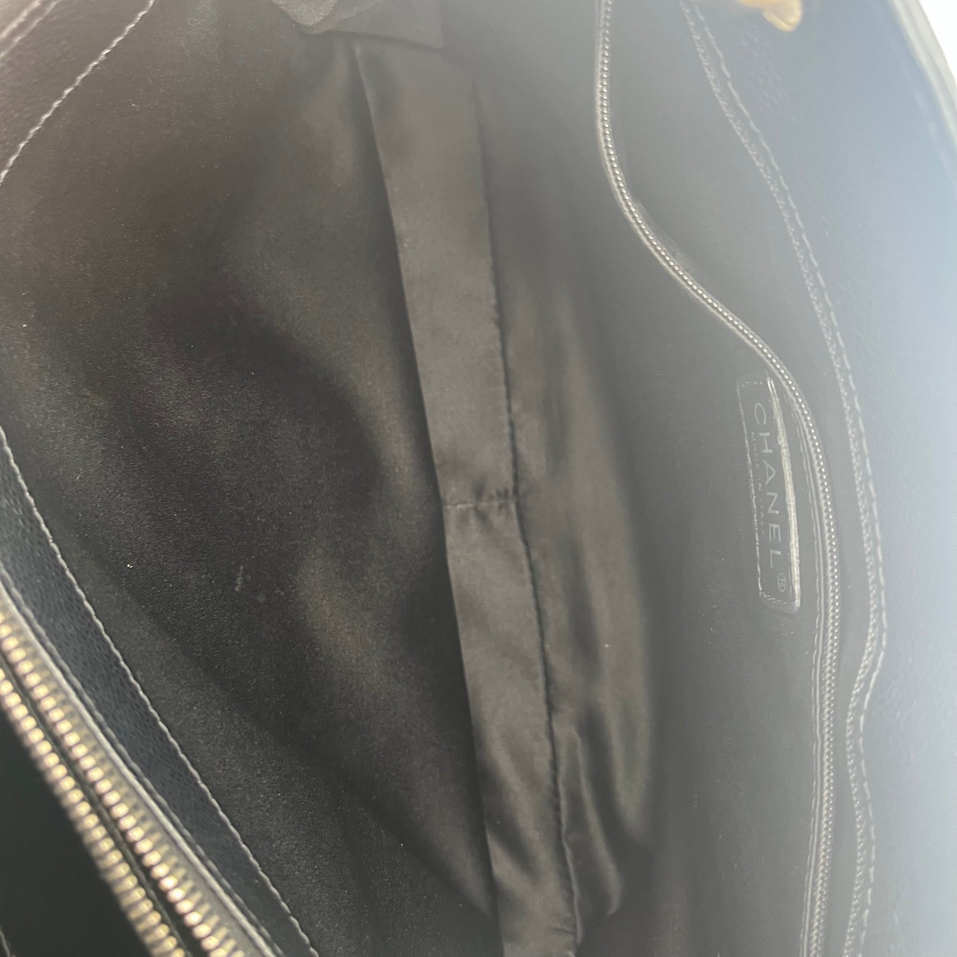 Caviar Skin Matelasse Grand Shopping Tote Bag twins