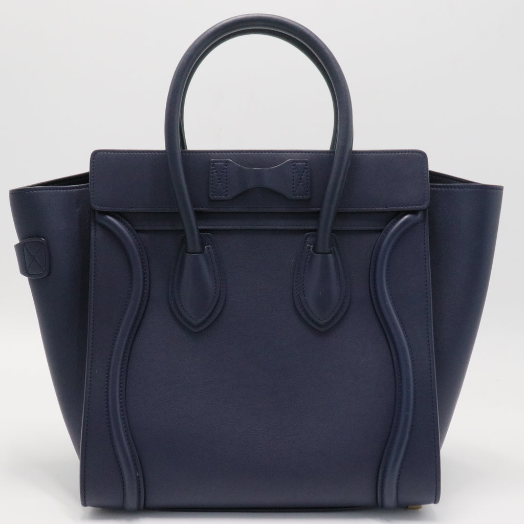 Luggage Bag Grainy Leather Micro
