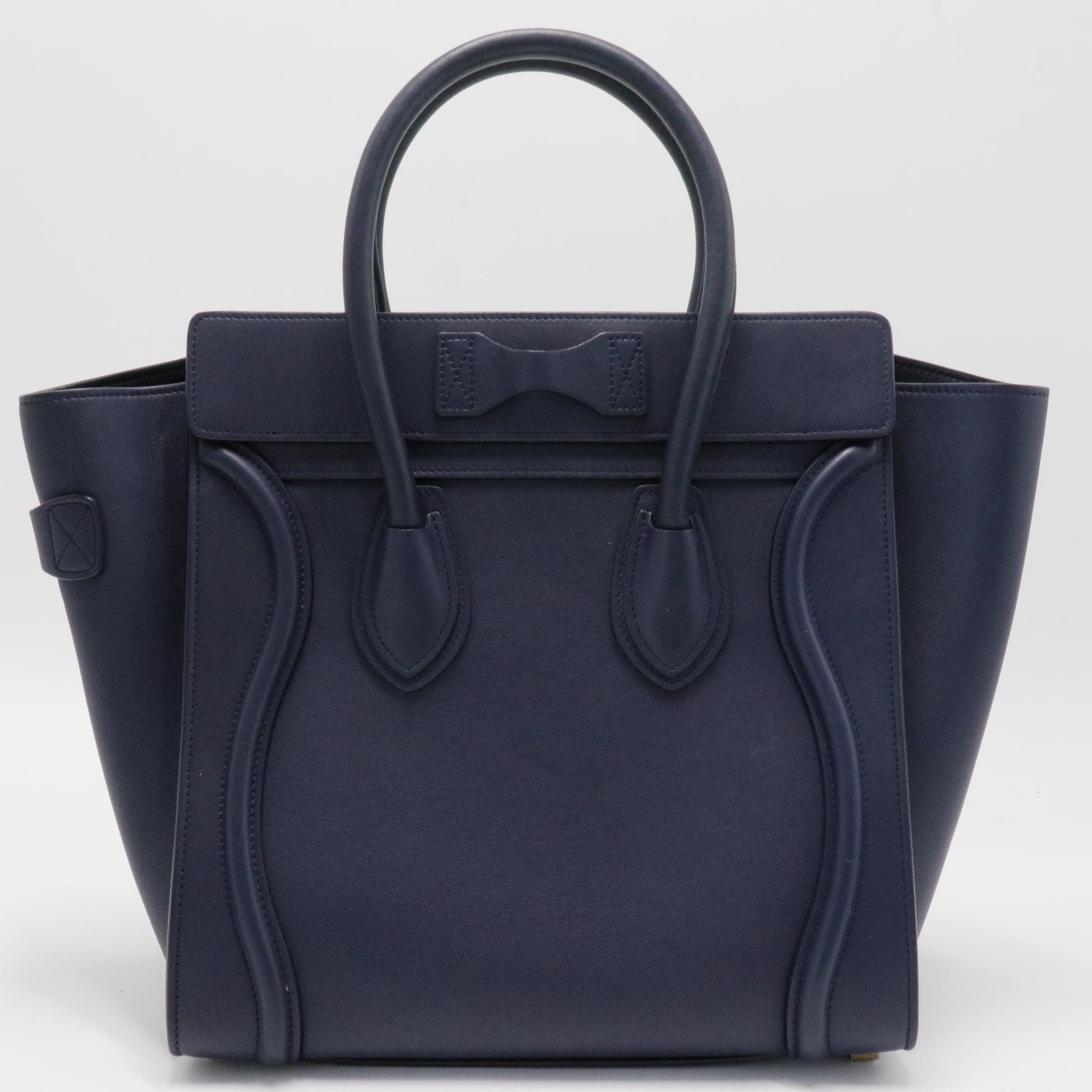 Luggage Bag Grainy Leather Micro