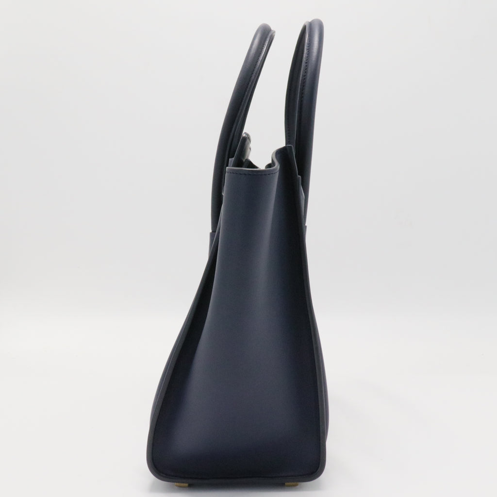 Luggage Bag Grainy Leather Micro