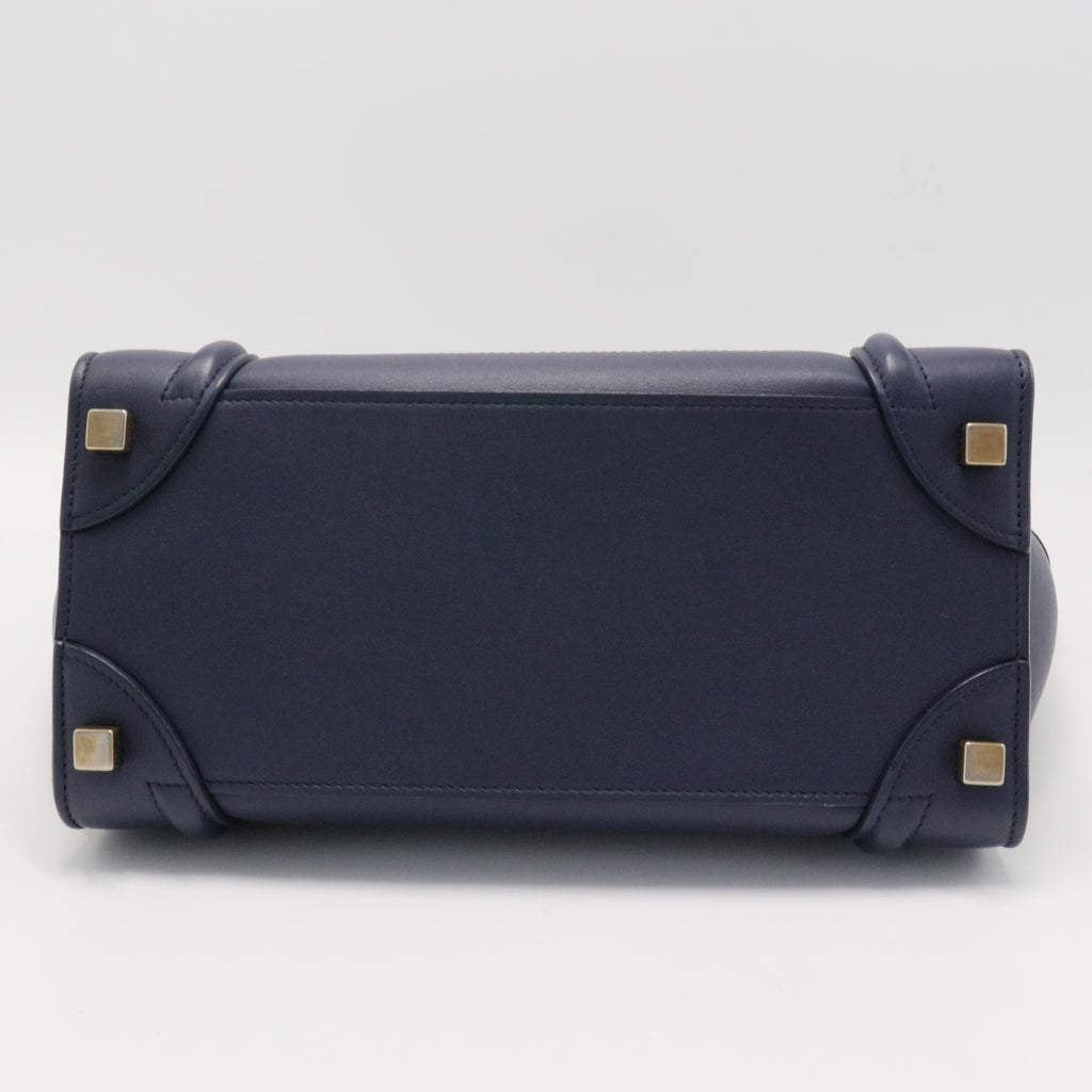 Luggage Bag Grainy Leather Micro